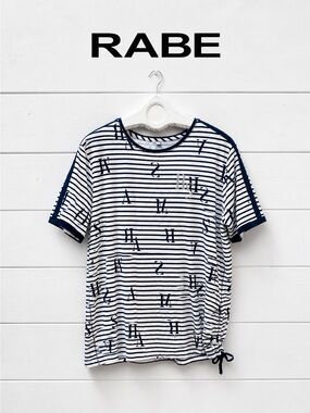 RABE - T-shirt rayé avec détails en strass - Taille 18 (CAN)